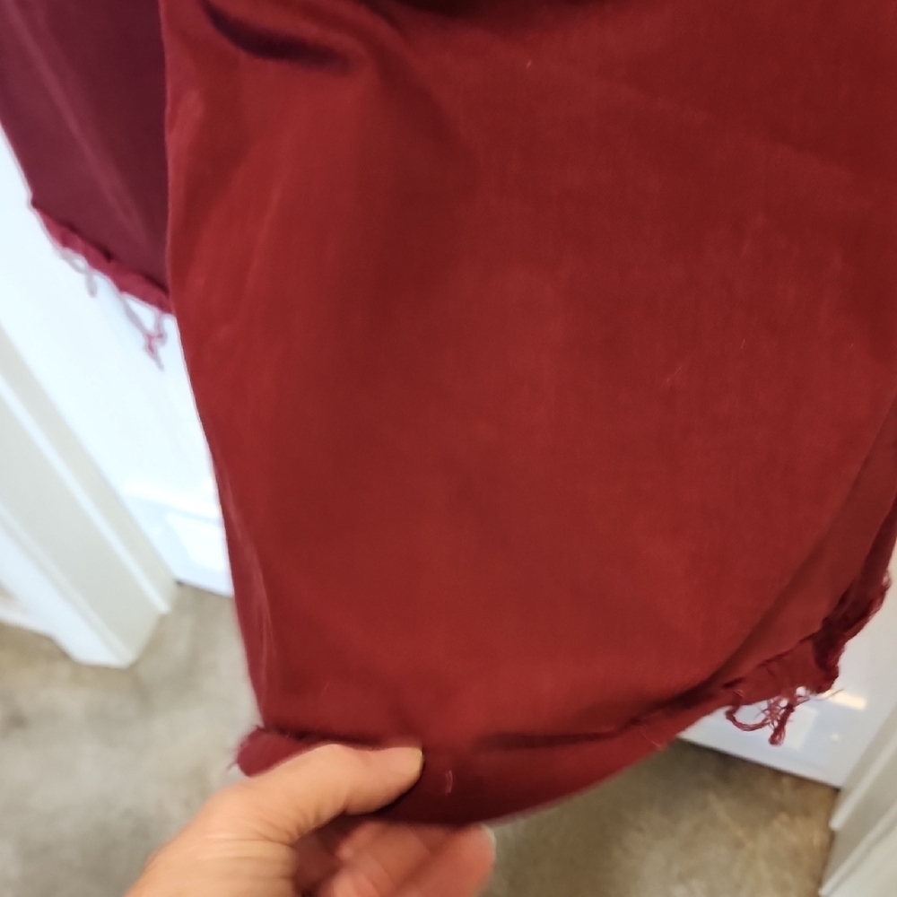 Judy Blue Women's Boot Cut Jeans in Burgundy - Picture 6 of 11